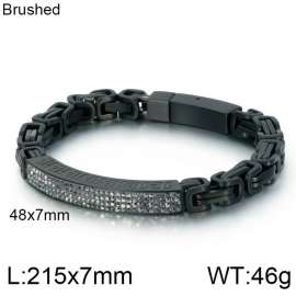 Stainless Steel Stone Bracelet