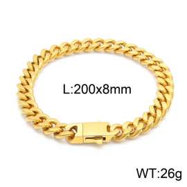 Stainless Steel Gold-plating Bracelet