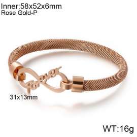 Stainless Steel Rose Gold-plating Bangle