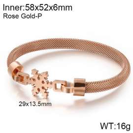 Stainless Steel Rose Gold-plating Bangle