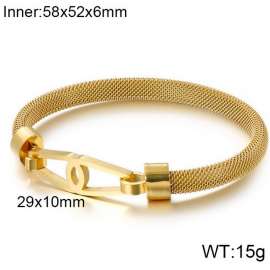 Stainless Steel Gold-plating Bangle