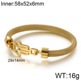 Stainless Steel Gold-plating Bangle