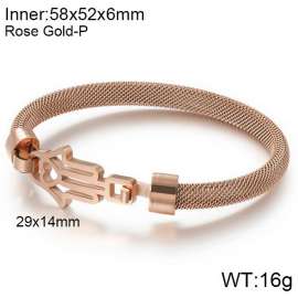 Stainless Steel Rose Gold-plating Bangle