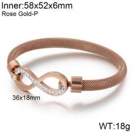 Stainless Steel Rose Gold-plating Bangle