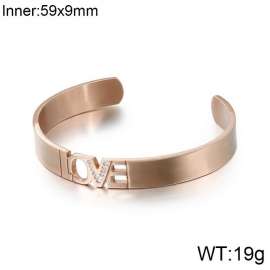 Stainless Steel Stone Bangle