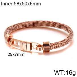 Stainless Steel Rose Gold-plating Bangle