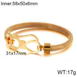 Stainless Steel Gold-plating Bangle