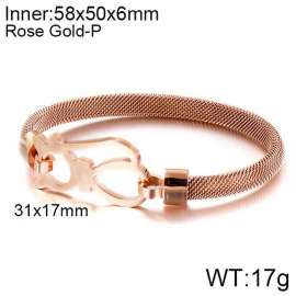 Stainless Steel Rose Gold-plating Bangle