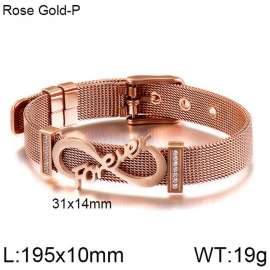 Stainless Steel Rose Gold-plating Bracelet