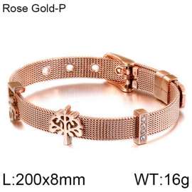 Stainless Steel Rose Gold-plating Bracelet