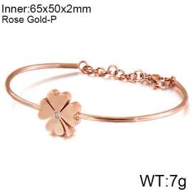 Stainless Steel Rose Gold-plating Bangle