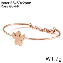 Stainless Steel Rose Gold-plating Bangle