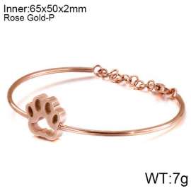 Stainless Steel Rose Gold-plating Bangle