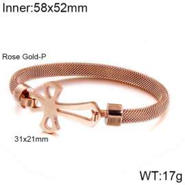 Stainless Steel Rose Gold-plating Bangle