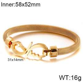 Stainless Steel Gold-plating Bangle