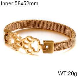 Stainless Steel Gold-plating Bangle