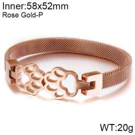 Stainless Steel Rose Gold-plating Bangle