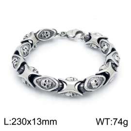 Stainless Skull Bracelet