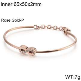 Stainless Steel Stone Bangle