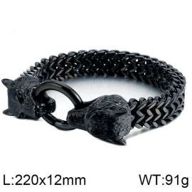 Stainless Steel Black-plating Bracelet