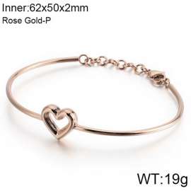 Stainless Steel Rose Gold-plating Bangle