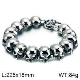 Stainless Skull Bracelet