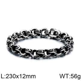 Stainless Skull Bracelet