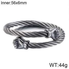 Stainless Steel Wire Bangle