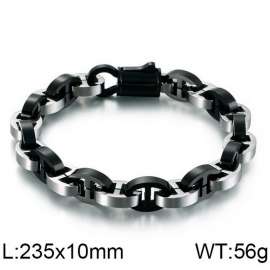 Stainless Steel Black-plating Bracelet