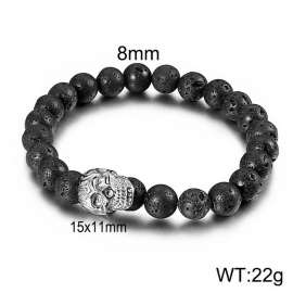 Stainless Skull Bracelet