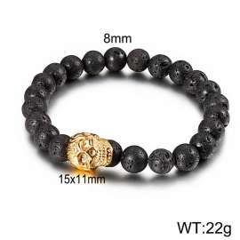 Stainless Skull Bracelet