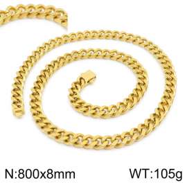 SS Gold-Plating Necklace