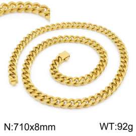 SS Gold-Plating Necklace