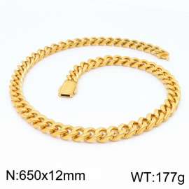 SS Gold-Plating Necklace