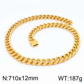 SS Gold-Plating Necklace