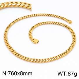 SS Gold-Plating Necklace