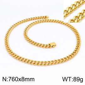 SS Gold-Plating Necklace