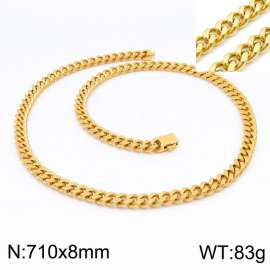 SS Gold-Plating Necklace