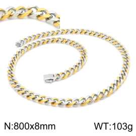 SS Gold-Plating Necklace