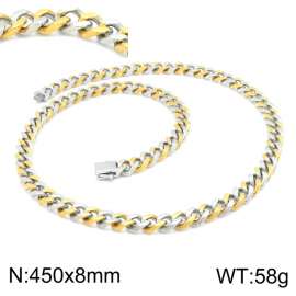 SS Gold-Plating Necklace