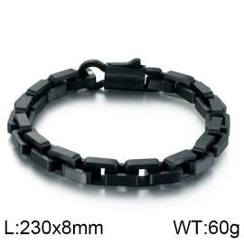 Stainless Steel Black-plating Bracelet