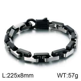 Stainless Steel Black-plating Bracelet