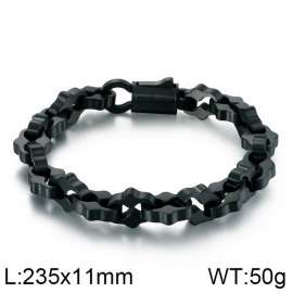 Stainless Steel Black-plating Bracelet