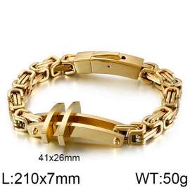 Stainless Steel Gold-plating Bracelet