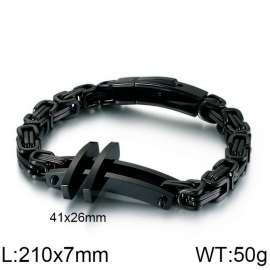 Stainless Steel Black-plating Bracelet