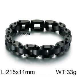 Stainless Steel Black-plating Bracelet