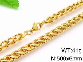 SS Gold-Plating Necklace