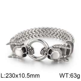 Stainless Skull Bracelet