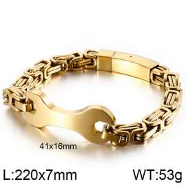 Stainless Steel Gold-plating Bracelet