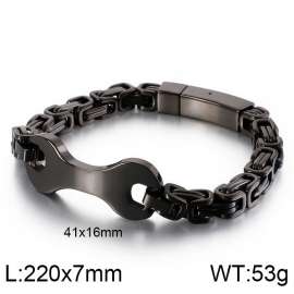 Stainless Steel Black-plating Bracelet